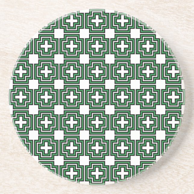 Posavasos De Arenisca C&S Green (Frente)