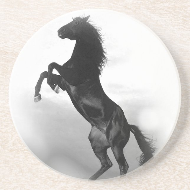 Posavasos De Arenisca Caballo (Frente)