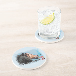 Posavasos De Arenisca Caballos/Caballos/Caballos/Caballos