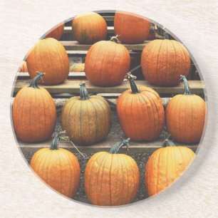 Posavasos De Arenisca Calabazas de otoño
