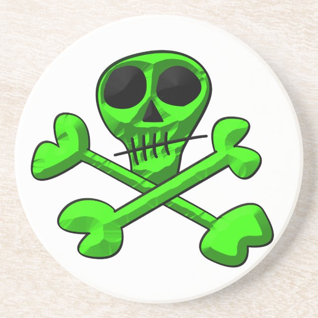 Posavasos De Arenisca calaveras (Frente)