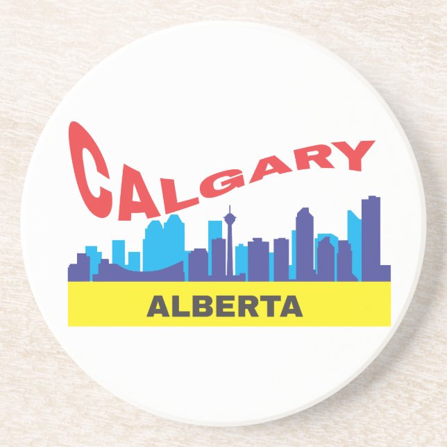 Posavasos De Arenisca Calgary (Frente)