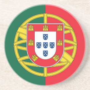 Posavasos De Arenisca Calidad de la bandera portuguesa