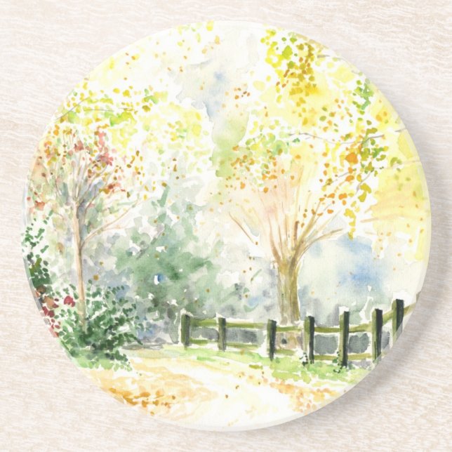 Posavasos De Arenisca Camino (Frente)