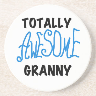 Posavasos De Arenisca Camisetas azules y regalos de la abuelita totalmen