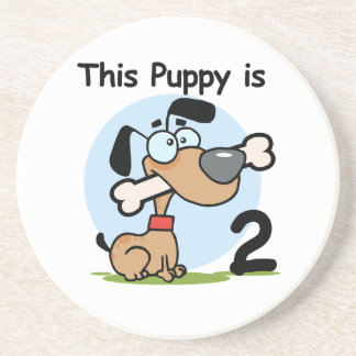 Posavasos De Arenisca Camisetas y regalos de esta cachorro de 2º cumplea