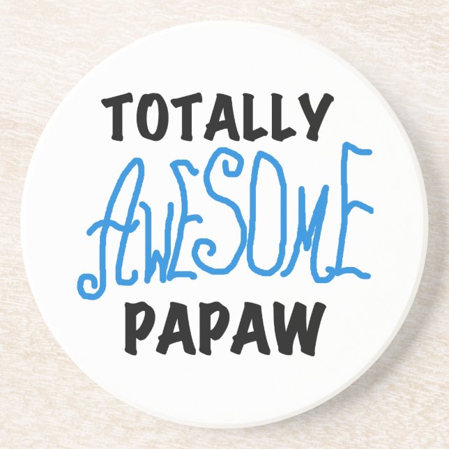 Posavasos De Arenisca Camisetas y regalos de Papaw totalmente alucinante (Frente)
