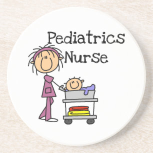 Posavasos De Arenisca Camisetas y regalos para enfermeras de pediatría