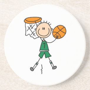 Posavasos De Arenisca Camisetas y regalos para jugadores de baloncesto m