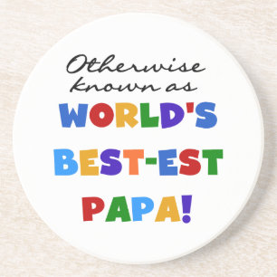 Posavasos De Arenisca Camisetas y regalos si no sabidos de la papá Mejor
