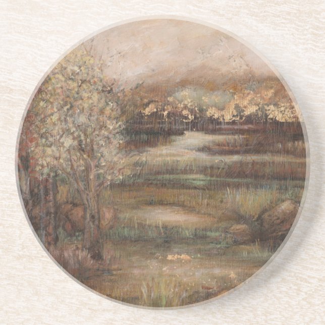 Posavasos De Arenisca Campo de sueños I (Frente)