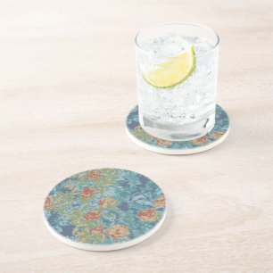 Posavasos De Arenisca Camuflaje y flores