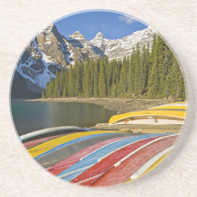 Posavasos De Arenisca Canadá, Alberta, Parque Nacional Banff, Moraine (Frente)