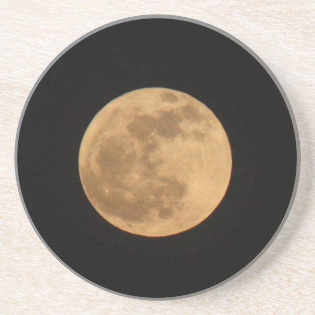 Posavasos De Arenisca caosters de la Luna Llena (Frente)