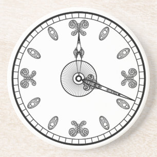 Posavasos De Arenisca Cara de reloj