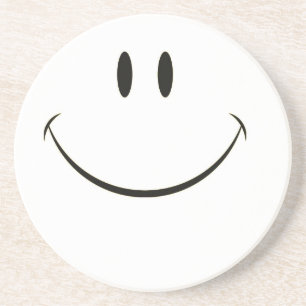 Posavasos De Arenisca Cara sonriente