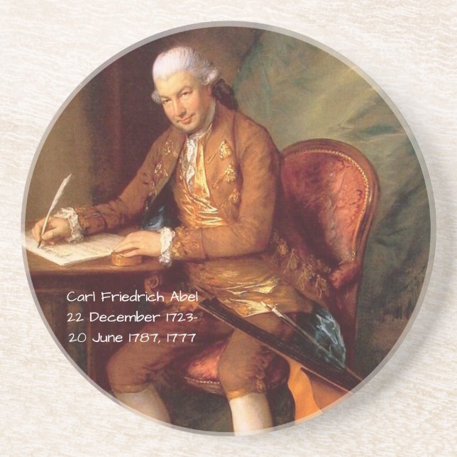 Posavasos De Arenisca Carl Friedrich Abel (Frente)