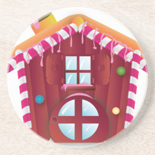Posavasos De Arenisca Casa de dulces linda