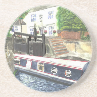 Posavasos De Arenisca Casa de esclusa del canal de Beeston Nottingham