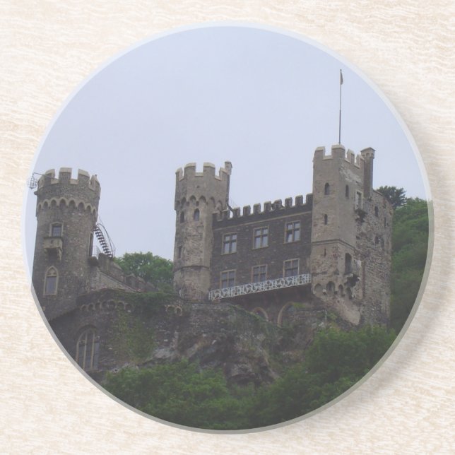 Posavasos De Arenisca Castillo de Rhin (Frente)