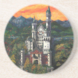 Posavasos De Arenisca Castillo Schloss Neuschwanstein