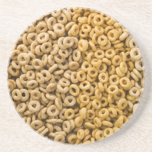 Posavasos De Arenisca Cereal de desayuno (Frente)
