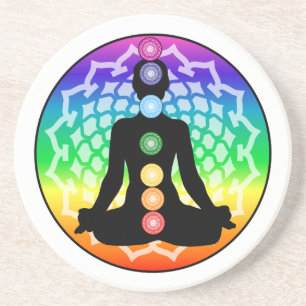 Posavasos de Arenisca Chakra Loto – Arte de Yoga