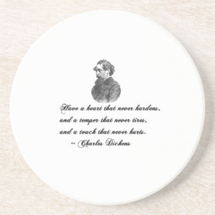 Posavasos De Arenisca Charles Dickens, nuestra cita de amigo mutuo