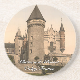 Posavasos De Arenisca Chateau de Busset, cerca de Vichy, Francia