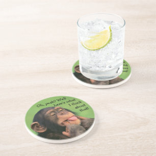Posavasos De Arenisca Cheeky Chimp