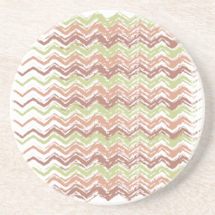 Posavasos De Arenisca Chevron ZigZag con escrúpulos picantes