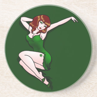 Posavasos De Arenisca Chica de la Montaña de la Ala de la Afortunada St.