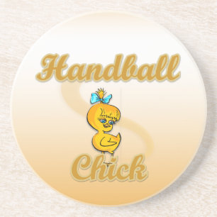 Posavasos De Arenisca Chick de balonmano