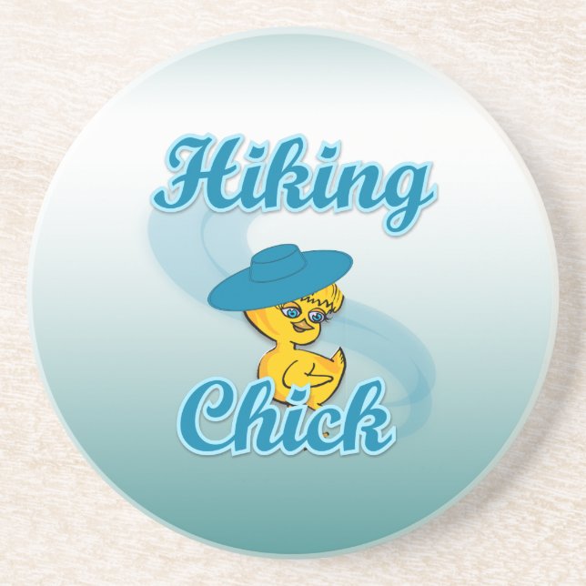 Posavasos De Arenisca Chick de senderismo n° 3 (Frente)