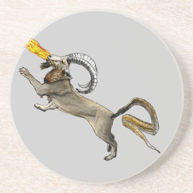 Posavasos De Arenisca Chimera (Frente)