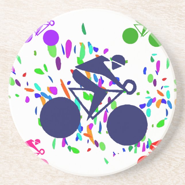 POSAVASOS DE ARENISCA CICLISMO (Frente)