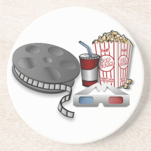 Posavasos De Arenisca Cine 3D