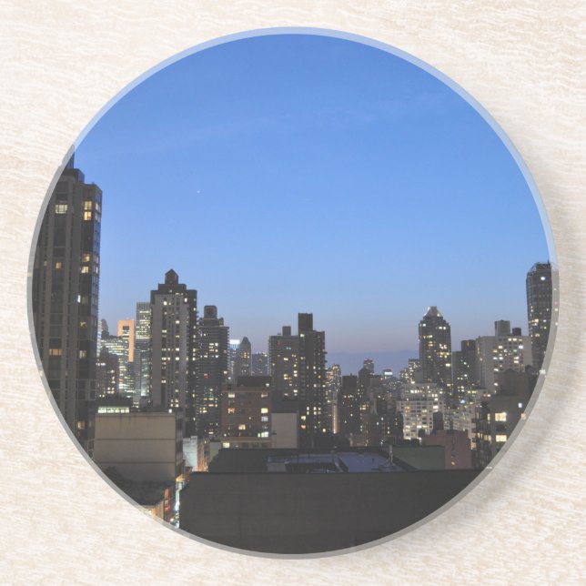 Posavasos De Arenisca Ciudad de Nueva York (Frente)