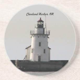 Posavasos De Arenisca Cleveland Lighthouse Coaster