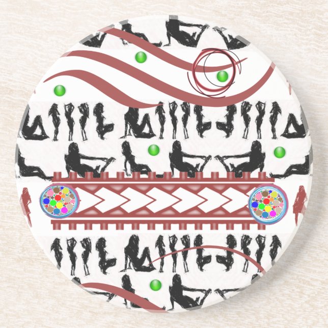 Posavasos De Arenisca Coaster (Frente)