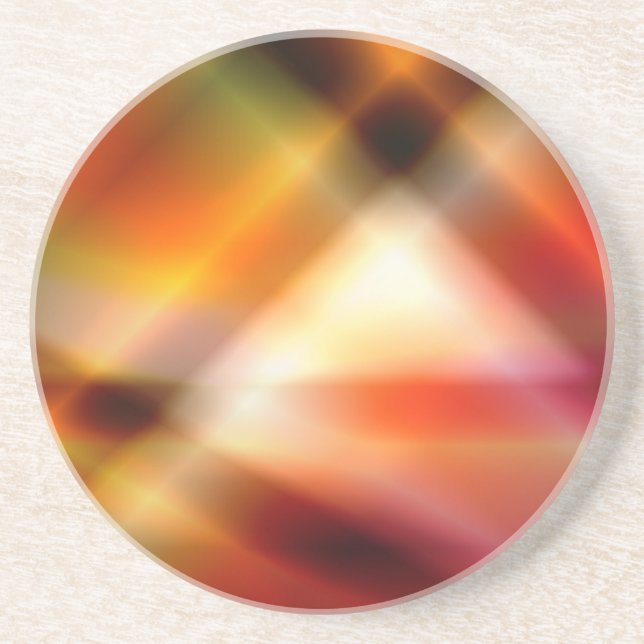 Posavasos De Arenisca Coaster Abstracto (Frente)