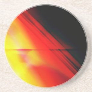 Posavasos De Arenisca Coaster Abstracto