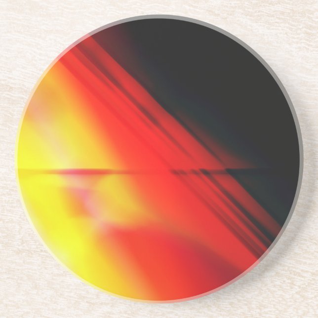 Posavasos De Arenisca Coaster Abstracto (Frente)