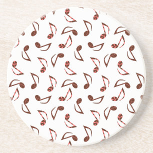 Posavasos De Arenisca Coaster Music Notes