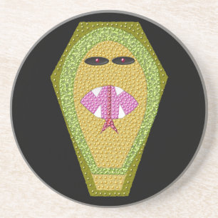 Posavasos De Arenisca Coasters de Cobra en Egipto letales