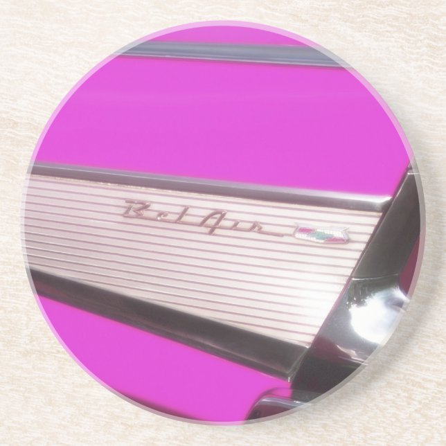 Posavasos De Arenisca Coche clásico: Bel Air de Chevrolet (Frente)