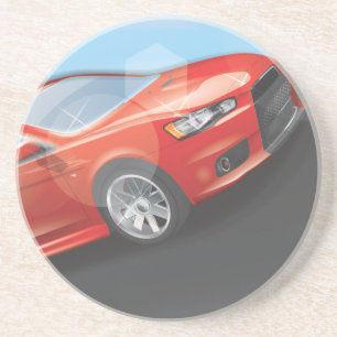 Posavasos De Arenisca Coche deportivo