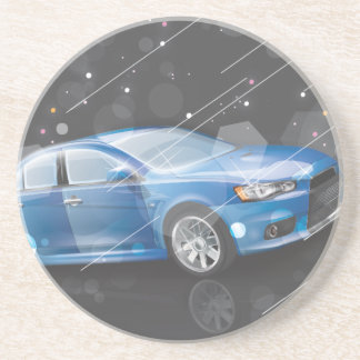 Posavasos De Arenisca Coche Deportivo