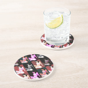 Posavasos De Arenisca Collage LivingDoll 7