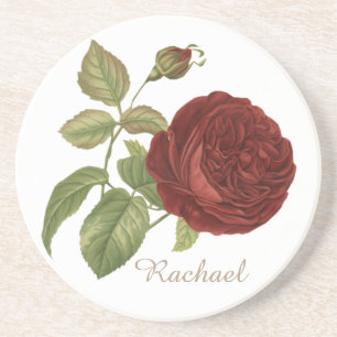 Posavasos De Arenisca Color de rosa elegante